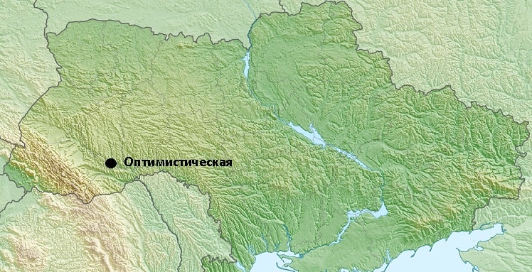 Оптимистическая пещера на карте
