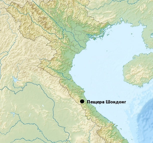 Пещера Шондонг на карте