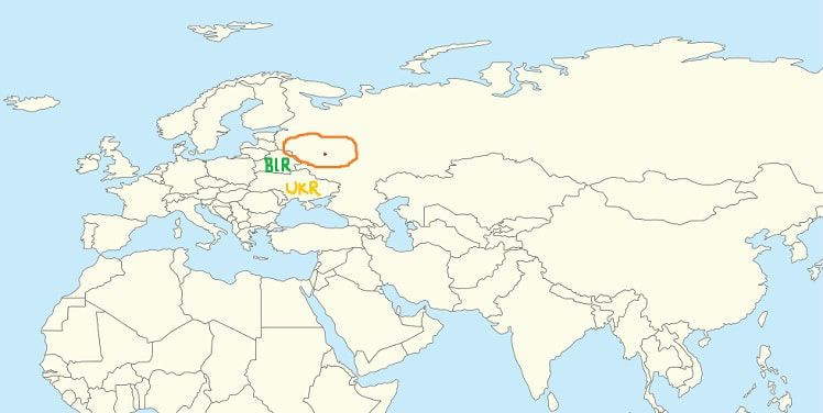 Смоленско-Московская возвышенность на карте Смоленско-Московская возвышенность на карте